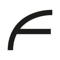 Kleines Logo Freicon. Schwarzes F.